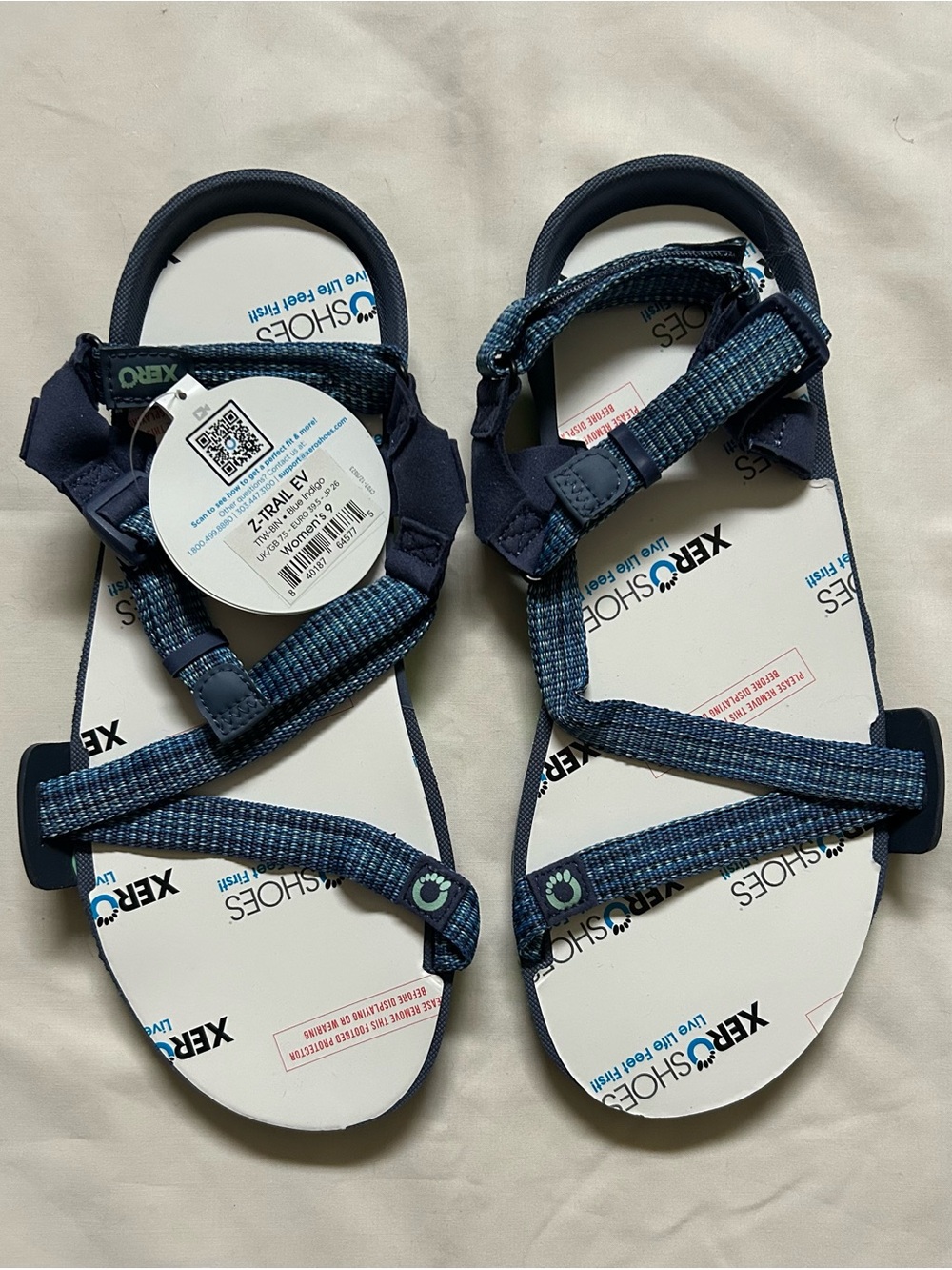 Xero Shoes Women’s Z-Trail EV Navy Blue Sport Sandals